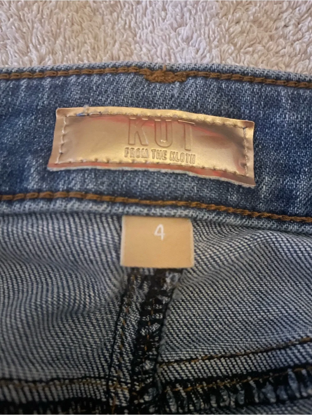 KUT from the Kloth Natalie Bermuda Denim Shorts — Size 4